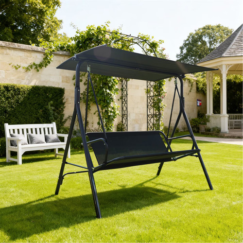 Steel frame patio swing - patio, chair