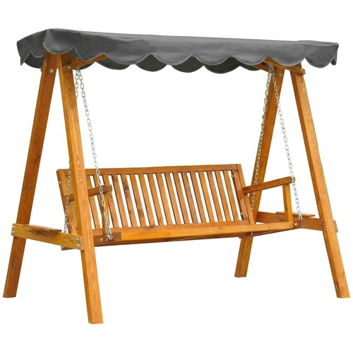 Outsunny seater garden swing - outsunny, 3