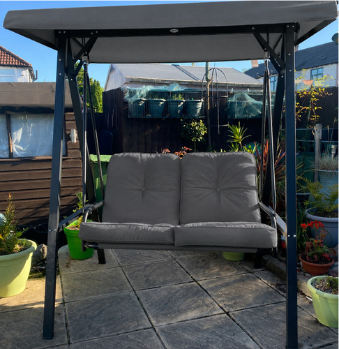 Seater garden swing chair - 2,